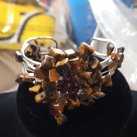 Jewelry - Handmade Stone Wired  Women's Bracelet